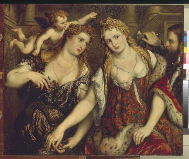 Flora, Venus, Mars and Cupid od Paris Bordone