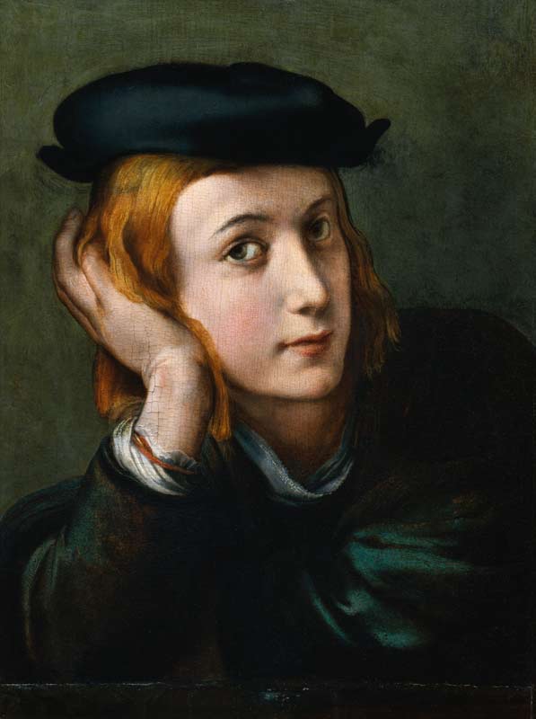 Portrait of a young man. od Parmigianino