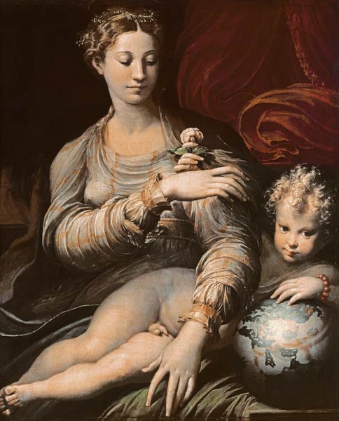 The Madonna with the rose od Parmigianino