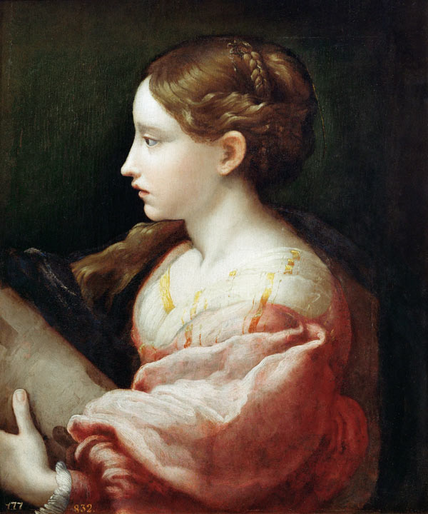 Saint Barbara od Parmigianino