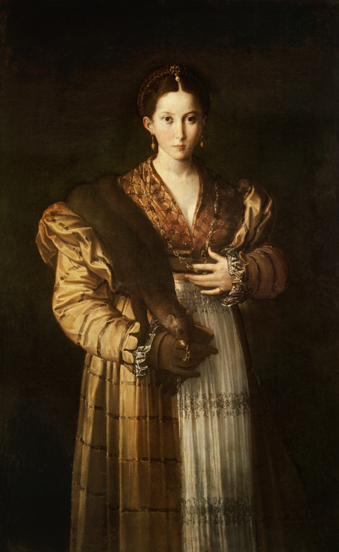 Portrait of Antea 'La Bella' od Parmigianino