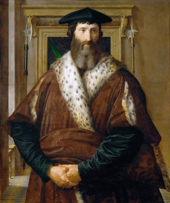 Portrait of a Man (Malatesta Baglione) od Parmigianino