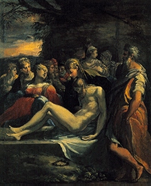 The burial Jesu. od Parmigianino