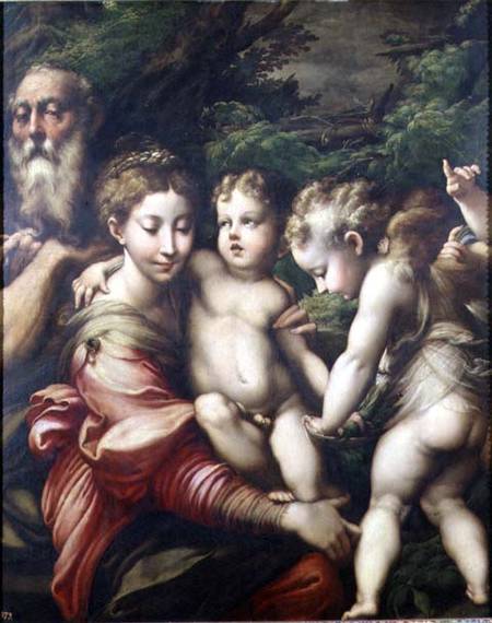 The Holy Family od Parmigianino