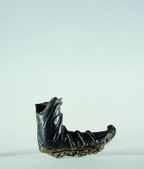 Hellenistic style shoe from a lost statue, from Bardeh Neshandeh, Iran