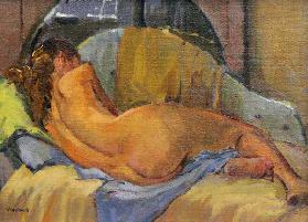 Nude on chaise longue