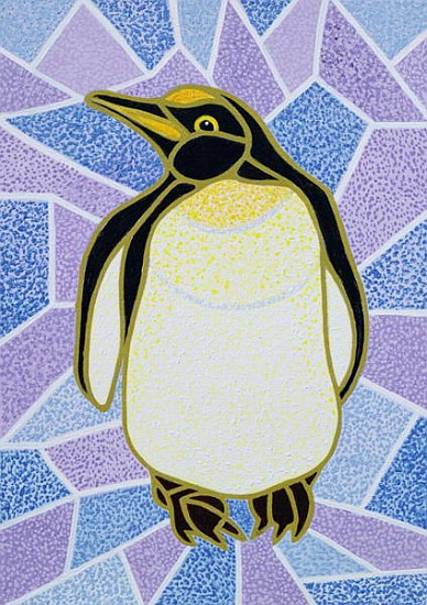 Penguin on Stained Glass od Pat  Scott