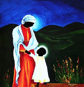 Madonna and child - First steps