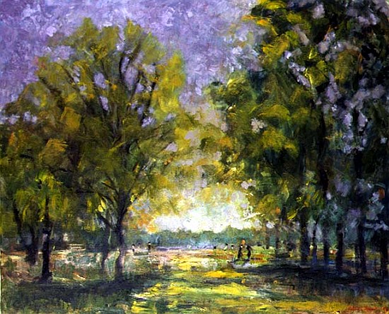 Park in October, 1998 (oil on canvas)  od Patricia  Espir