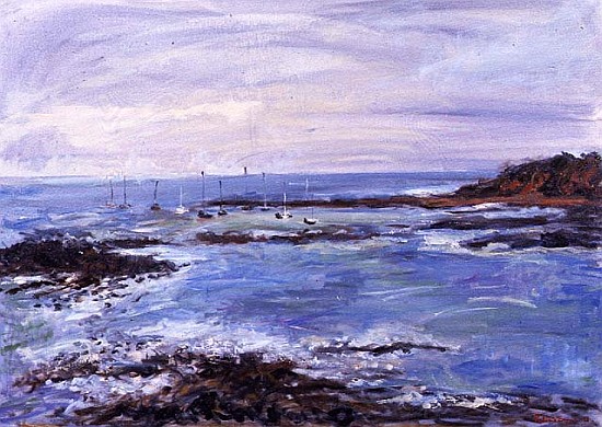 Sailing off the Scilly Isles, 1997 (oil on paper)  od Patricia  Espir