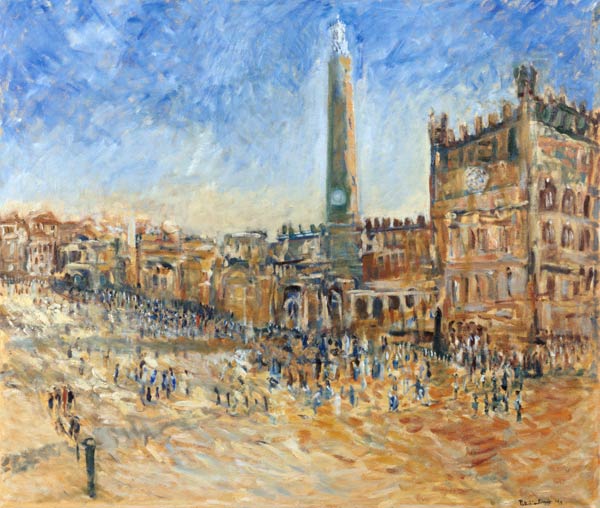 The Piazza in Siena, 1995 (oil on canvas)  od Patricia  Espir