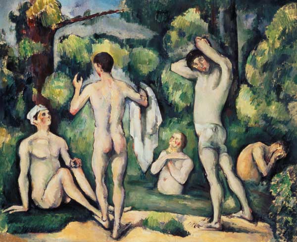 Five bathing od Paul Cézanne