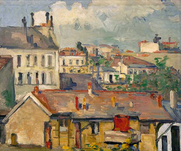 Les toits od Paul Cézanne