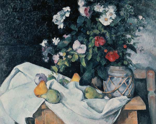 Still-life with Flowers ... od Paul Cézanne