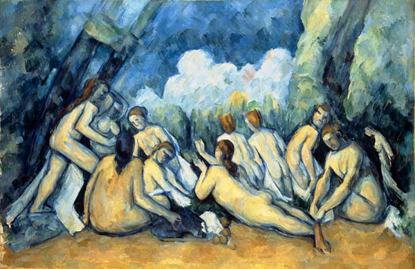 The great ones bathing od Paul Cézanne