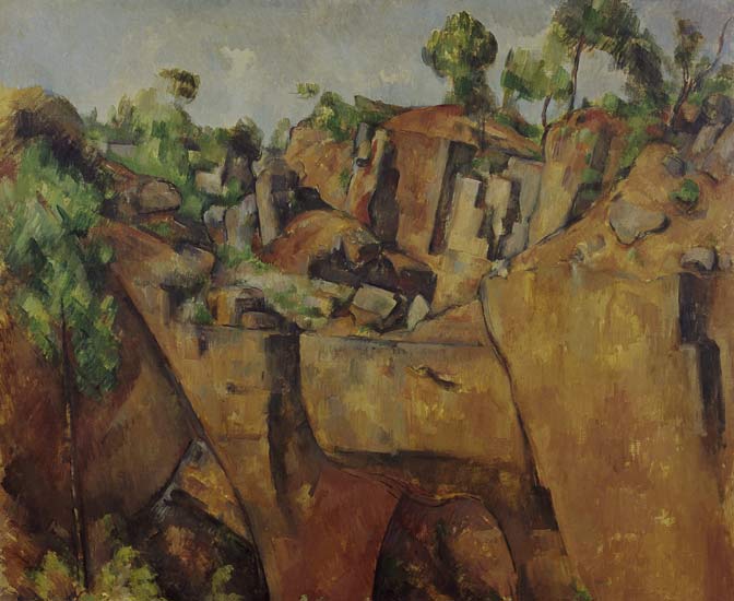 Quarry at Bibémus. od Paul Cézanne