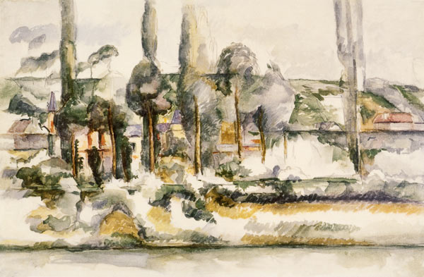 Chateau de Medan od Paul Cézanne