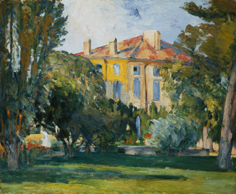 The house into yeses de Bouffan od Paul Cézanne