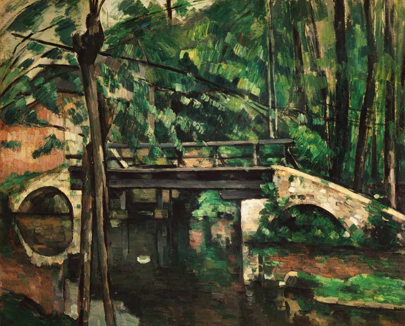 The bridge in Maincy. od Paul Cézanne
