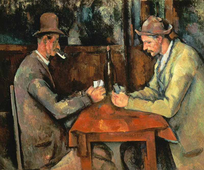 The card-players od Paul Cézanne