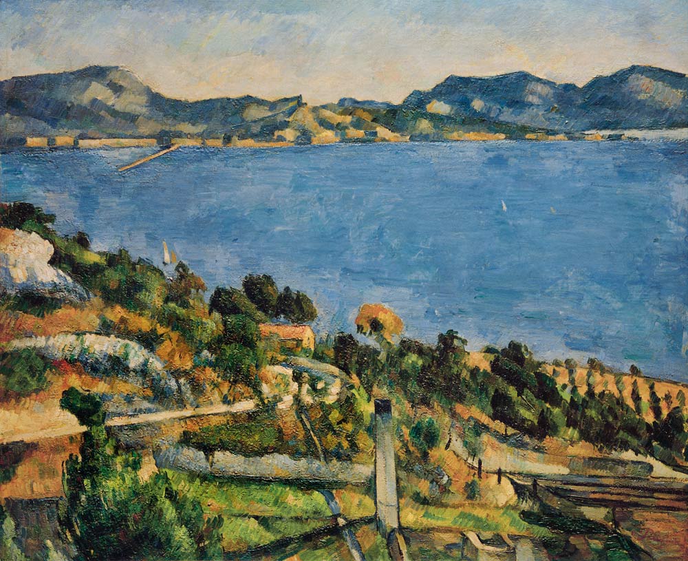 Estaque Landscape at the Gulf of Marseille od Paul Cézanne