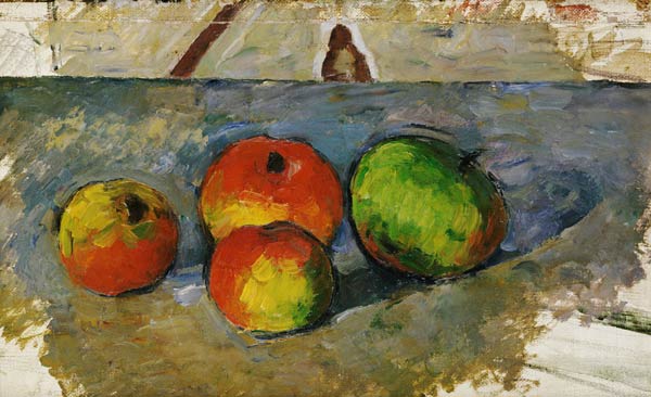Four Apples od Paul Cézanne