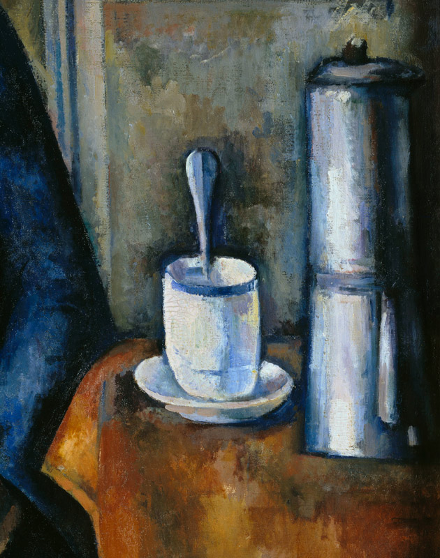 Žena s kávovou konvicí od Paul Cézanne