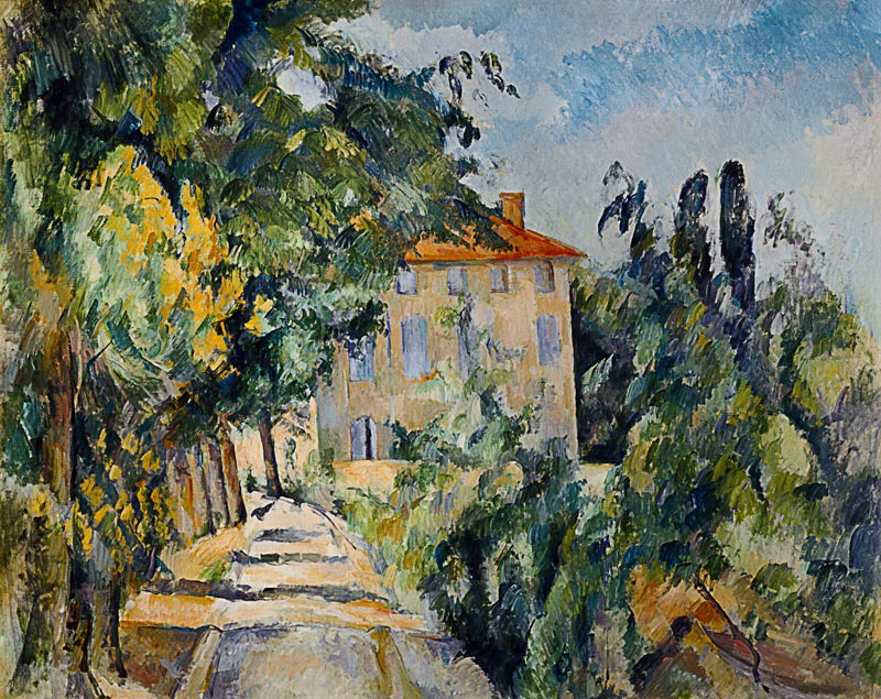 Maison au toit rouge od Paul Cézanne