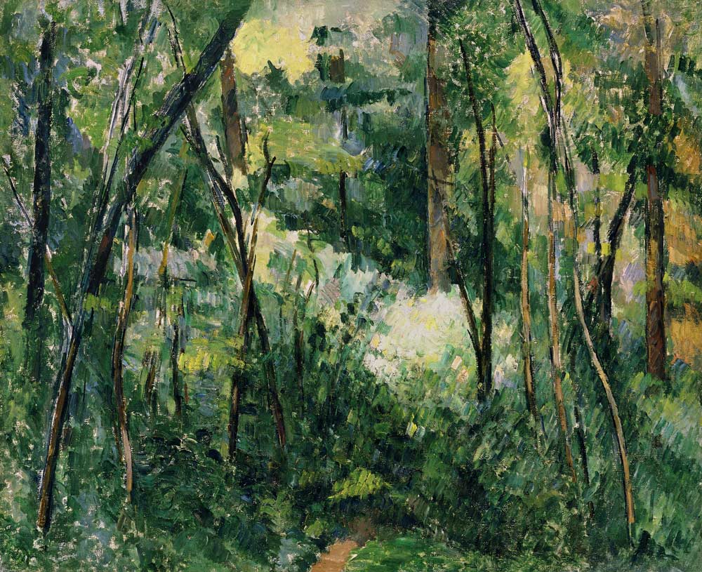 Interior of a forest od Paul Cézanne