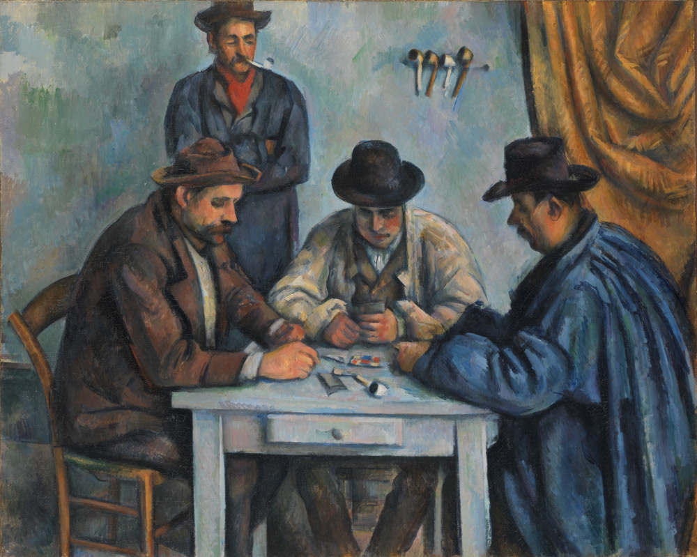 Die Kartenspieler od Paul Cézanne