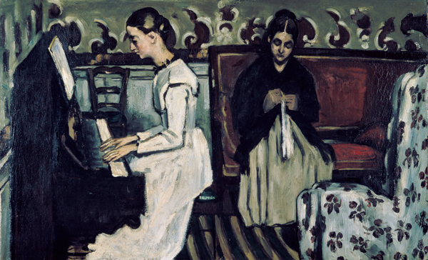 Girl at the Piano (Overture to Tannhauser) od Paul Cézanne