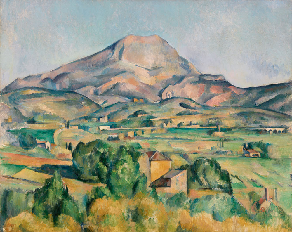 Mont Sainte-Victoire od Paul Cézanne