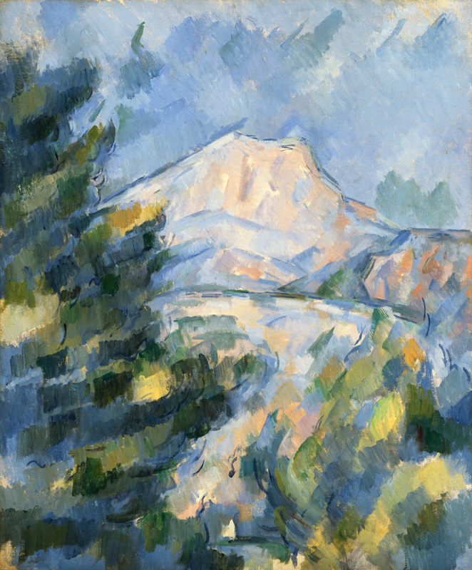 Mont Sainte-Victoire od Paul Cézanne