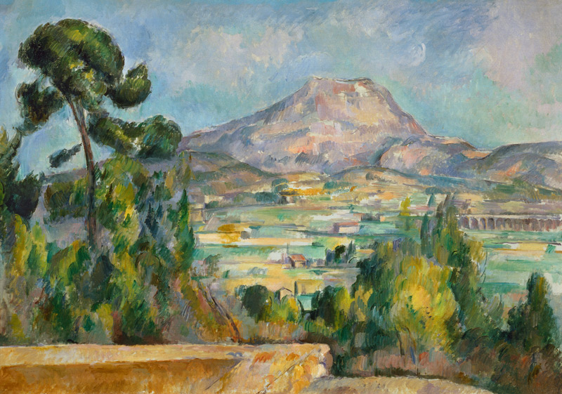 Montagne Sainte-Victoire od Paul Cézanne