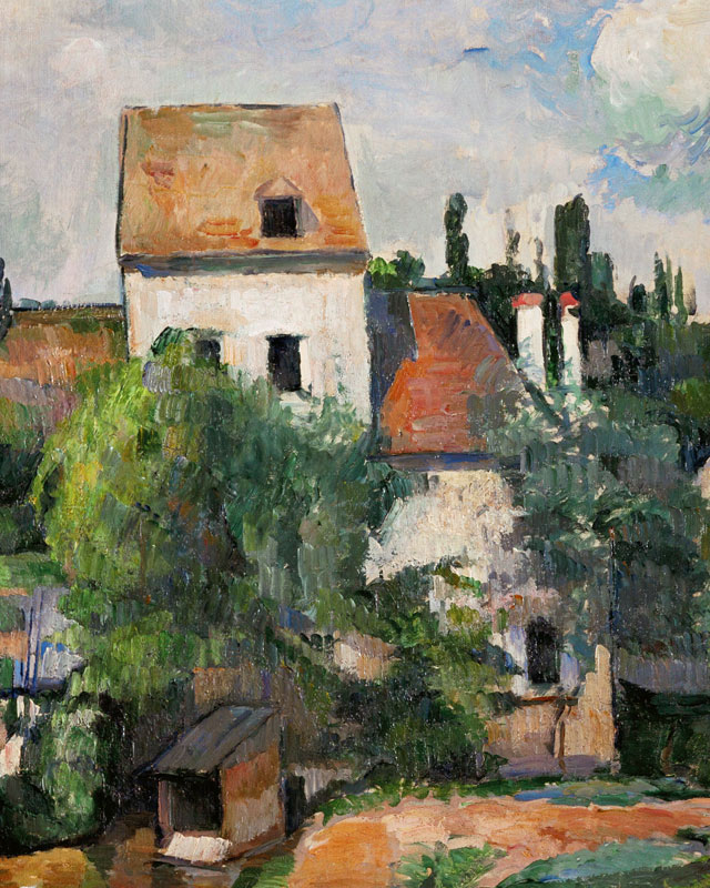 Moulin de la Couleuvre at Pontoise (detail of 32401) od Paul Cézanne