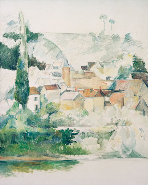 M?Šdan, Ch??teau and Village od Paul Cézanne
