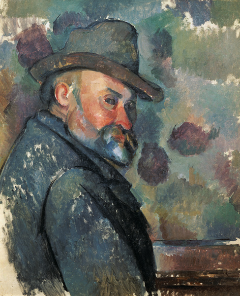Self-Portrait in a Hat od Paul Cézanne
