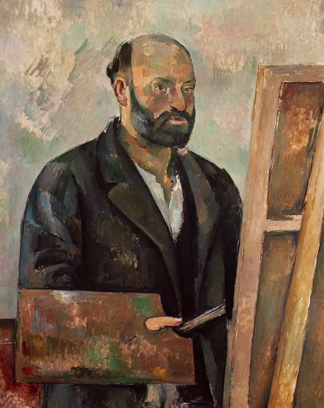 Self Portrait with a Palette od Paul Cézanne