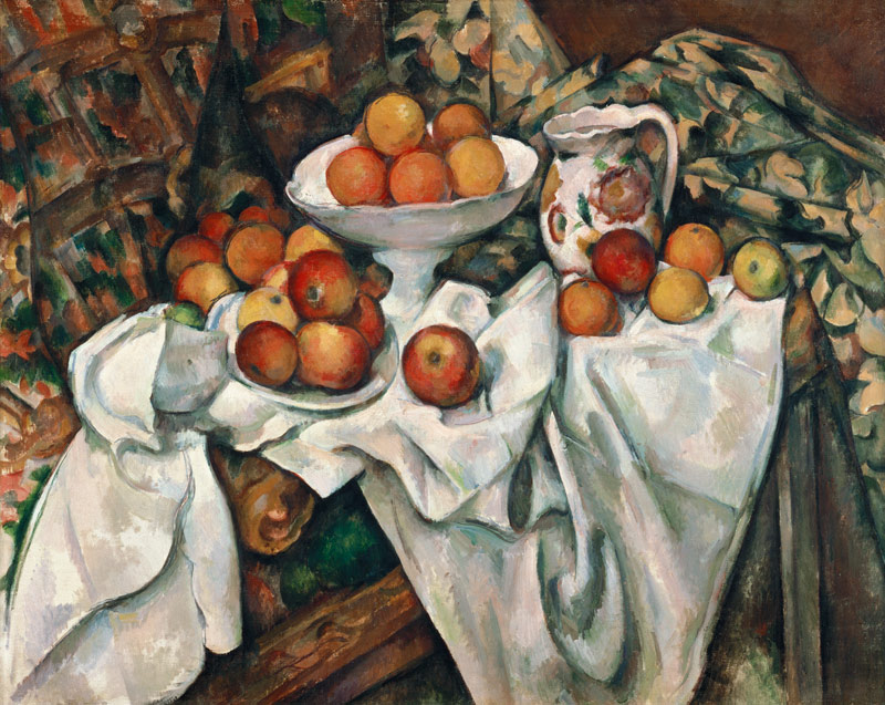 Still life with apples and oranges od Paul Cézanne