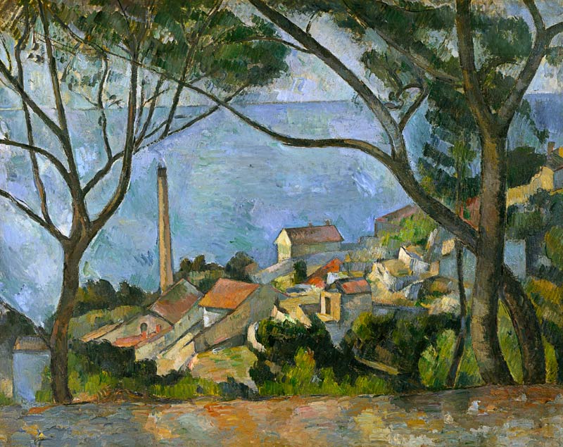The Sea at l'Estaque od Paul Cézanne