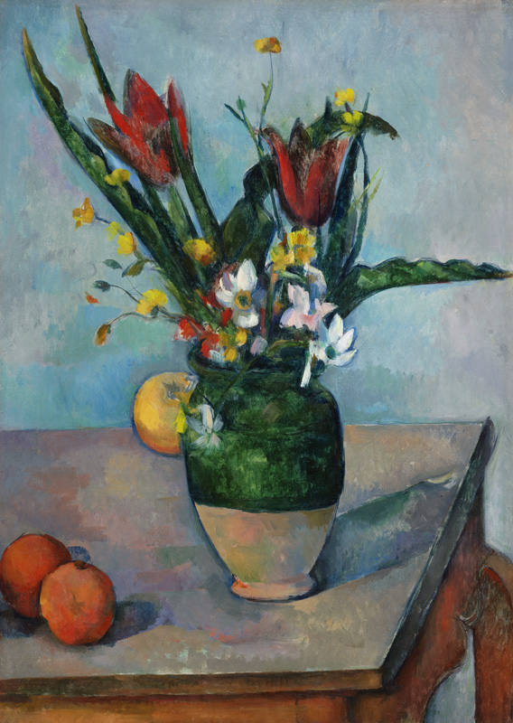The Vase of Tulips od Paul Cézanne
