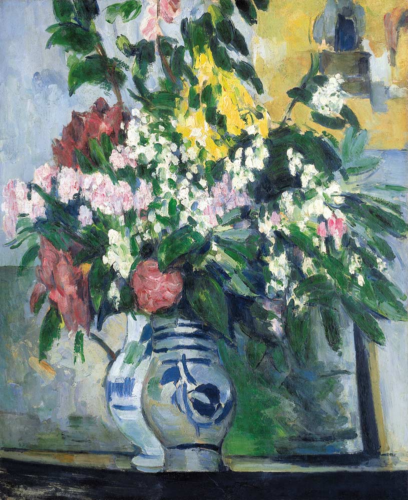 Zwei Vasen mit Blumen od Paul Cézanne