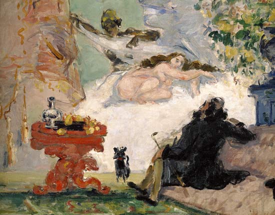 P.Cezanne / A Modern Olympia / 1873 od Paul Cézanne