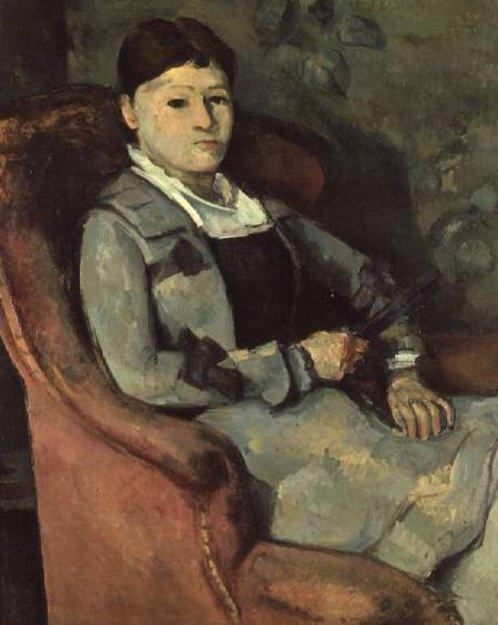The Artist's Wife in an Armchair od Paul Cézanne