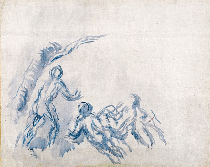 Bathers (Baigneuses) od Paul Cézanne