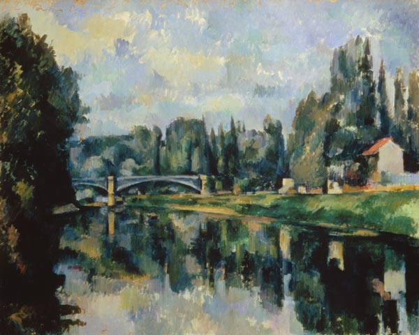 The banks of the Marne od Paul Cézanne