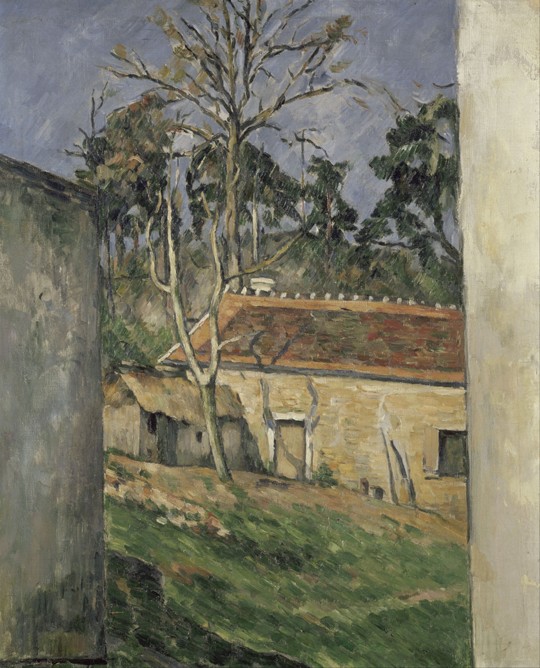 Farmyard od Paul Cézanne