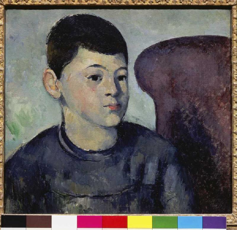 Portrait of the son of the artist. od Paul Cézanne
