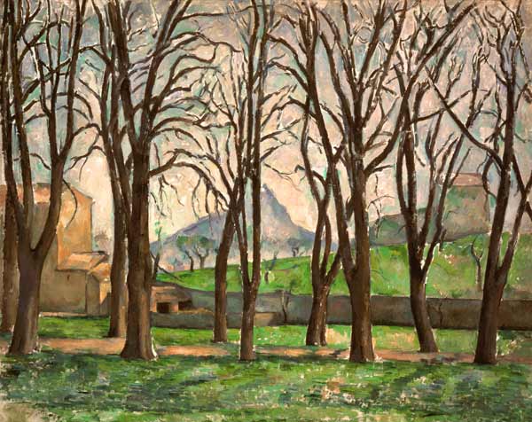 Chestnut trees at the Jas de Bouffan od Paul Cézanne