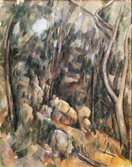 Dans le parc du Château Noir od Paul Cézanne